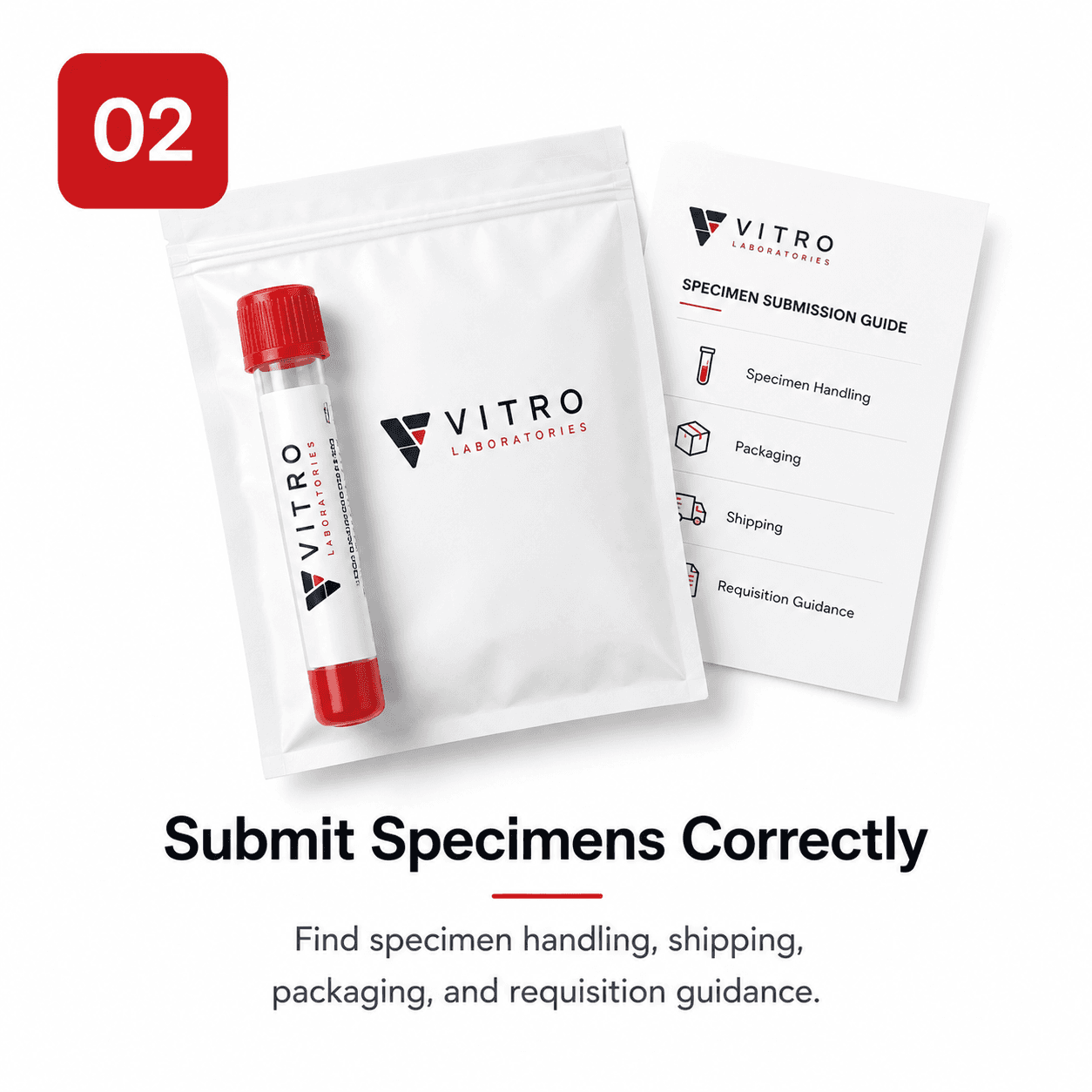 Submit specimens correctly with Vitro specimen handling guidance